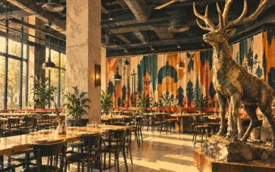 Le brunch du MOB Hotel, buffet bio à volonté face à la Saône
