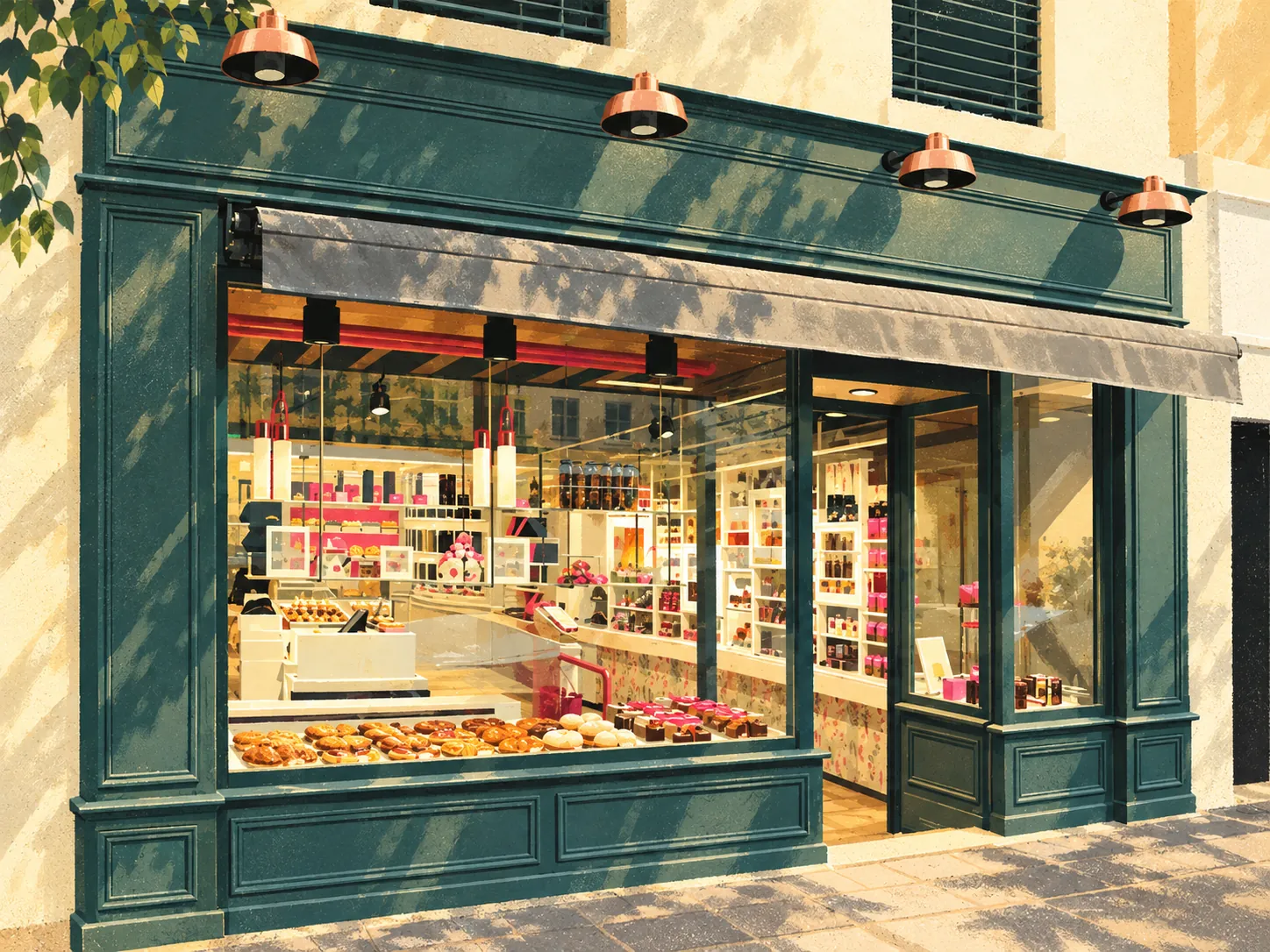 sebastien-bouillet-croix-rousse-lyon Illustration de Sébastien Bouillet, pâtissier et ses Maca'Lyon au chocolat, place de la Croix-Rousse, Lyon 4e