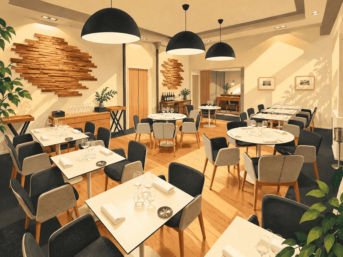 takao-takano-lyon-6 Illustration de Takao Takano, restaurant deux étoiles et son pigeonneau de Bresse, rue Malesherbes, Lyon 6e